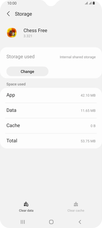 Press the Home key to return to the home screen.