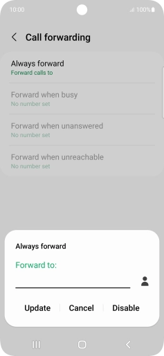 Press Disable.