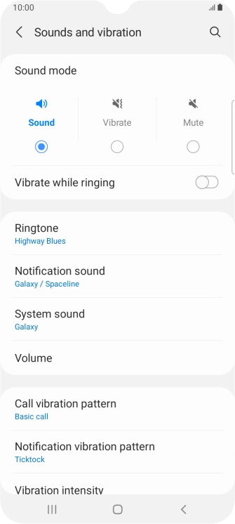 Press Ringtone.