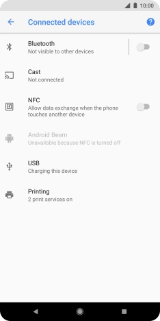 Press Bluetooth.
