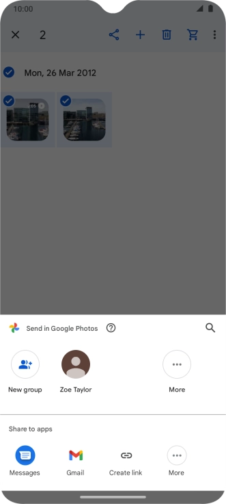 Press More.