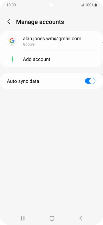Press the Home key to return to the home screen.