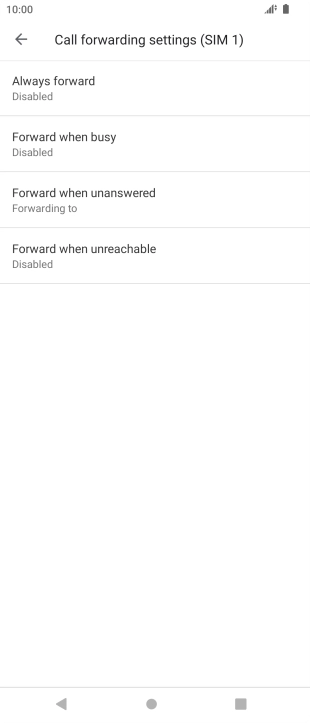 Press the Home key to return to the home screen.