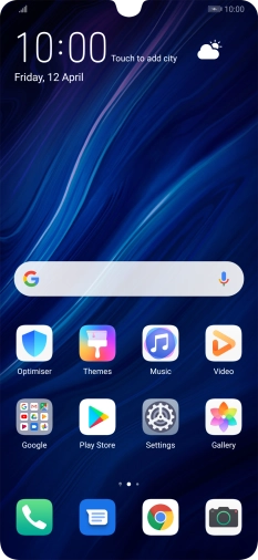 When the battery charging icon is displayed, charging is in progress.