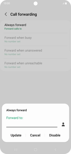 Press Disable.