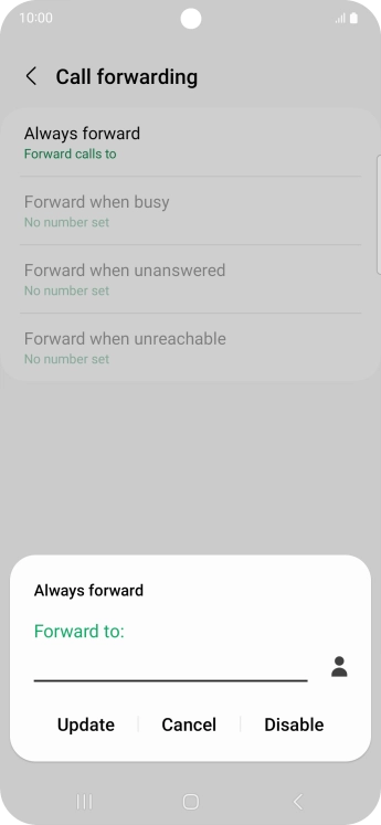 Press Disable.