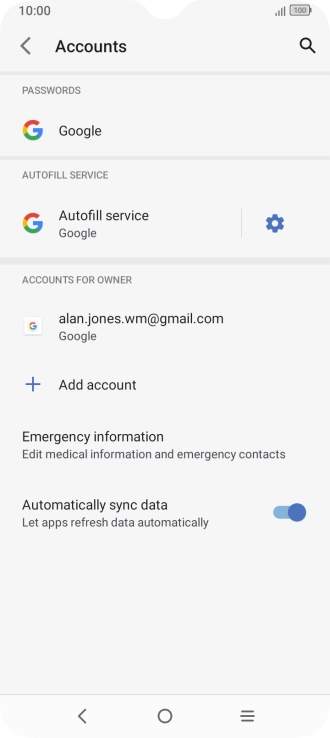 Press the Home key to return to the home screen.