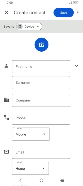Press the drop down list next to 