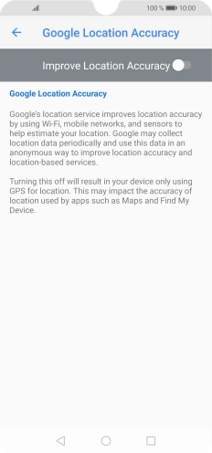 If you press the indicator next to 