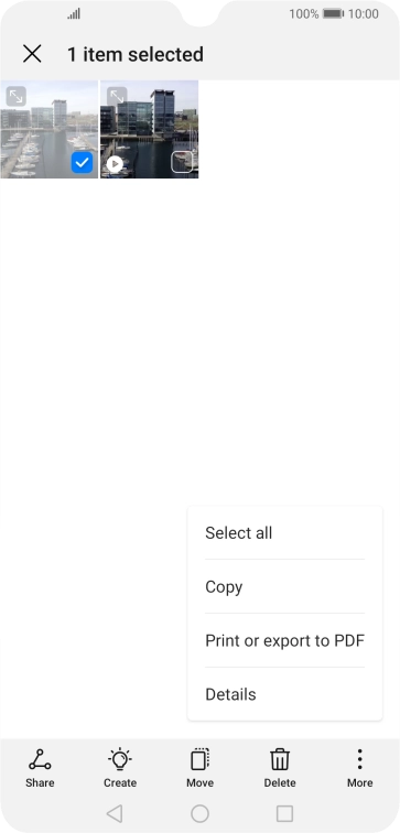 Press Select all.