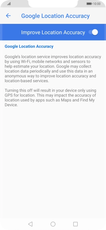 If you press the indicator next to 