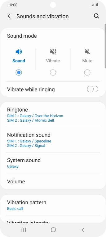 Press Ringtone.