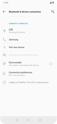 Press the Home key to return to the home screen.
