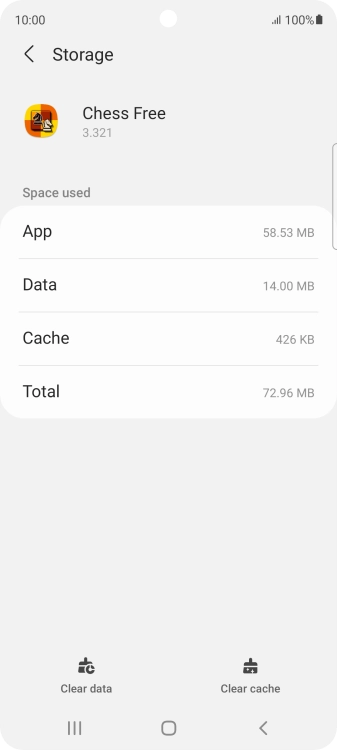 Press Clear cache.