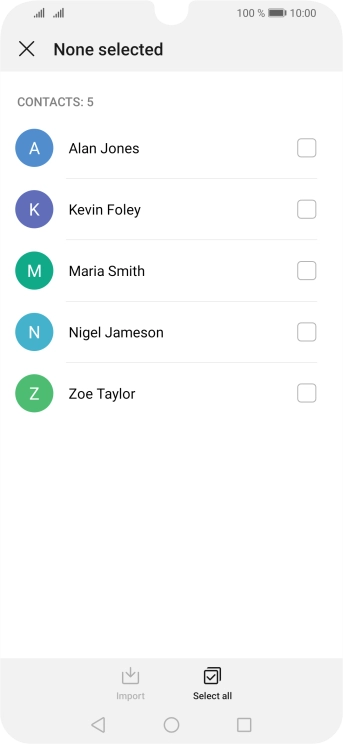Press Select all.