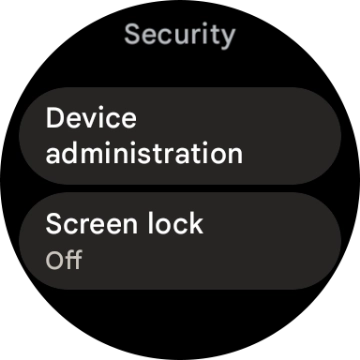Press Screen lock.