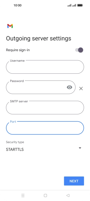 Press the drop down list below 