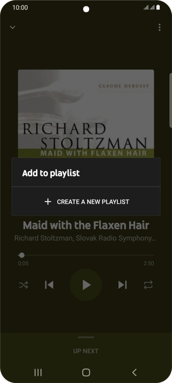 Press CREATE A NEW PLAYLIST.