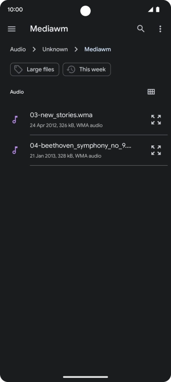 Press the required ring tone to add it to the list of ting tones.
