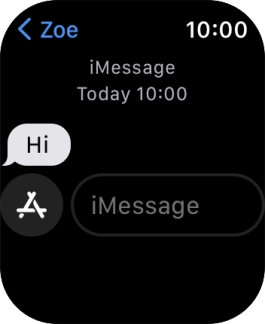 Press iMessage.