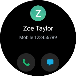 Press the call icon.