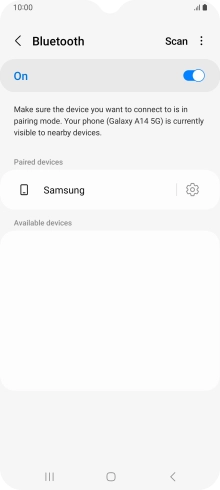 Press the Home key to return to the home screen.