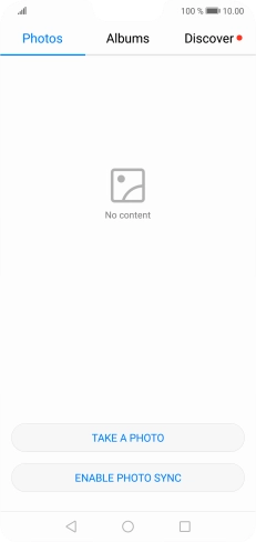 Press Albums and go to the required folder.