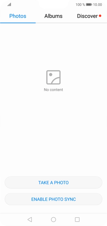 Press Albums and go to the required folder.