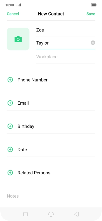 Press Phone Number and key in the required phone number.