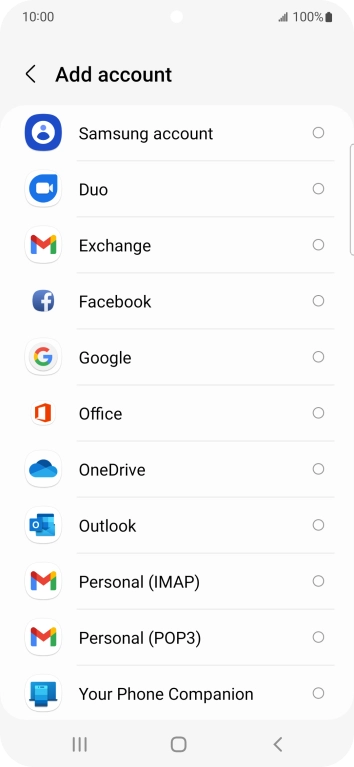 Press Google.