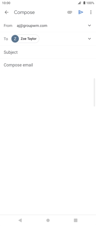 Press Subject and key in the required subject.