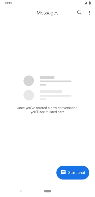 Press Start chat.