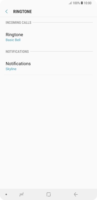 Press Ringtone.