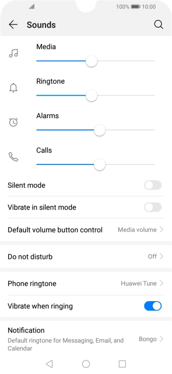 Press Phone ringtone.