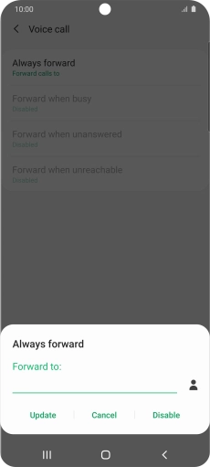 Press Disable.