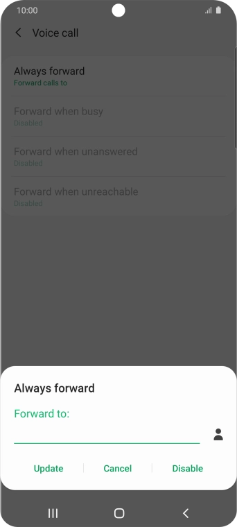 Press Disable.