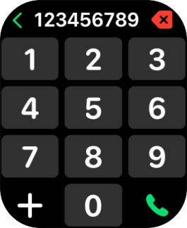 Key in the required number and press the call icon.