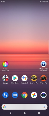 When the battery charging icon is displayed, charging is in progress.