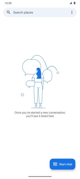 Press Start chat.