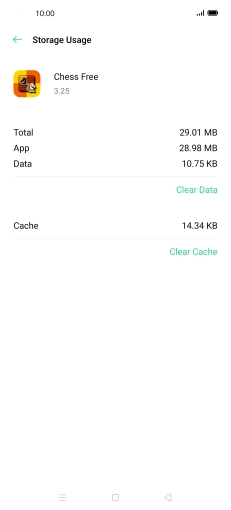 Press Clear Cache.