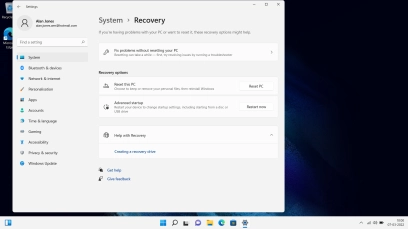 Click Reset PC.