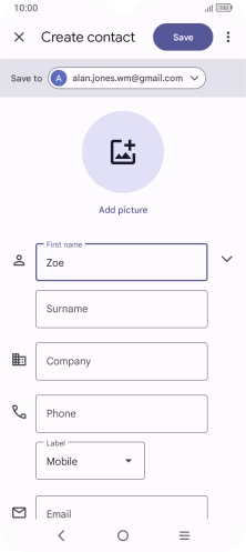 Press Surname and key in the required last name.