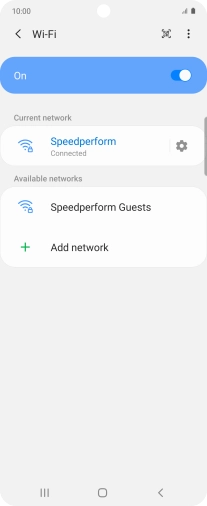 Press the Home key to return to the home screen.