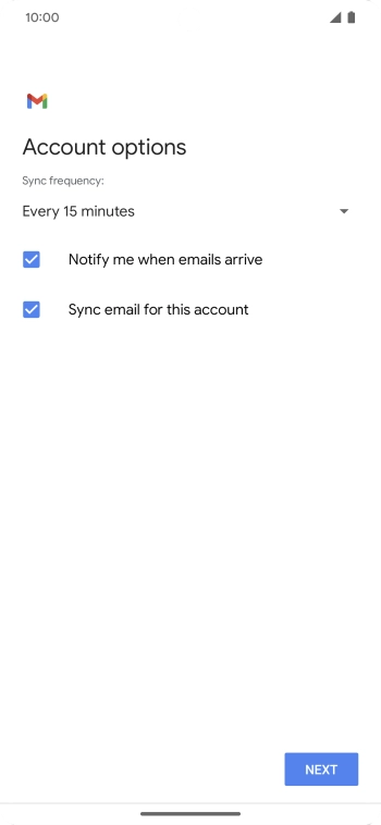 Press the drop down list below 
