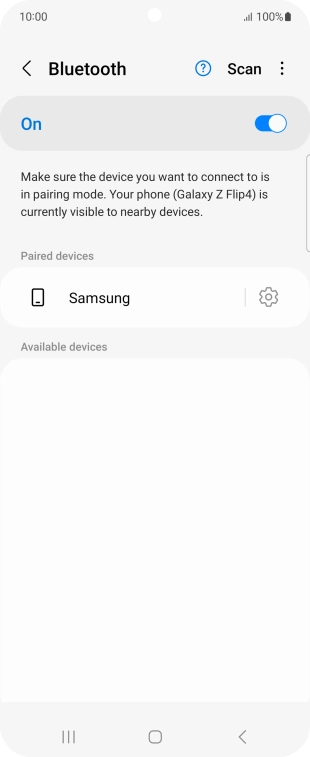 Press the Home key to return to the home screen.