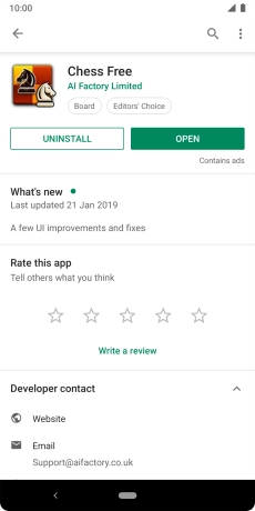 Press UNINSTALL.