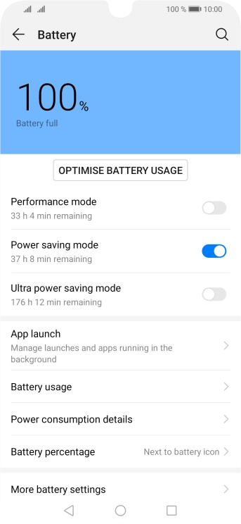 Press the Home key to return to the home screen.
