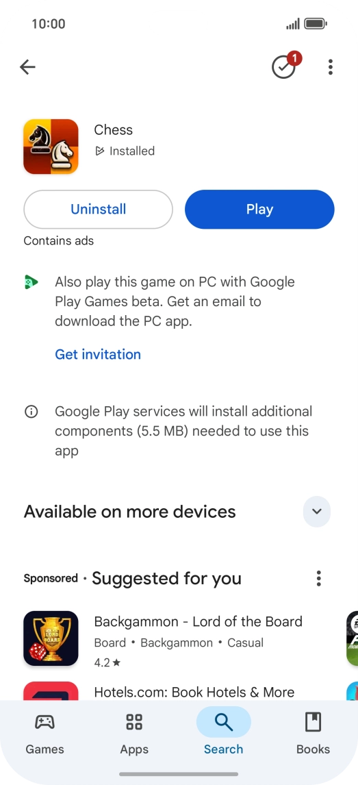 Slide your finger upwards starting from the bottom of the screen to return to the home screen.