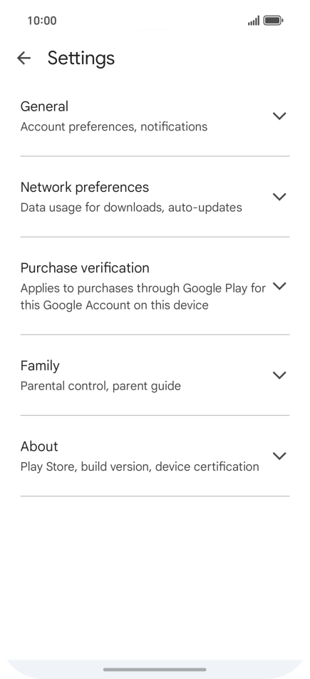 Press Network preferences.