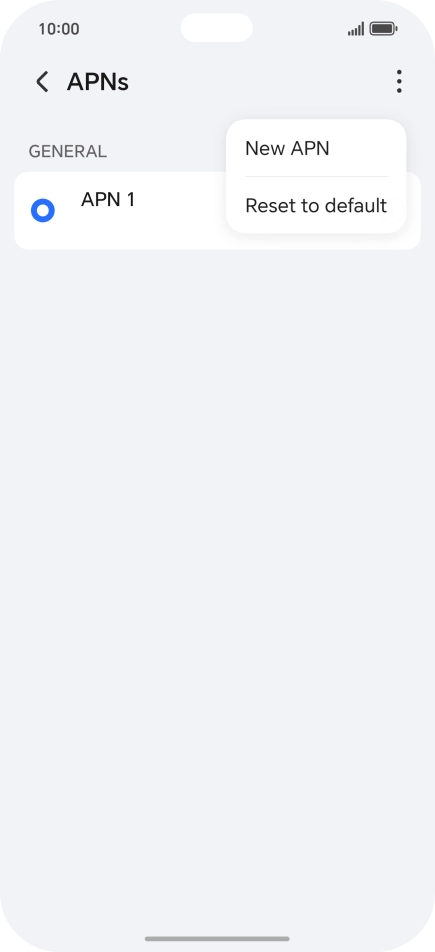 Press New APN.